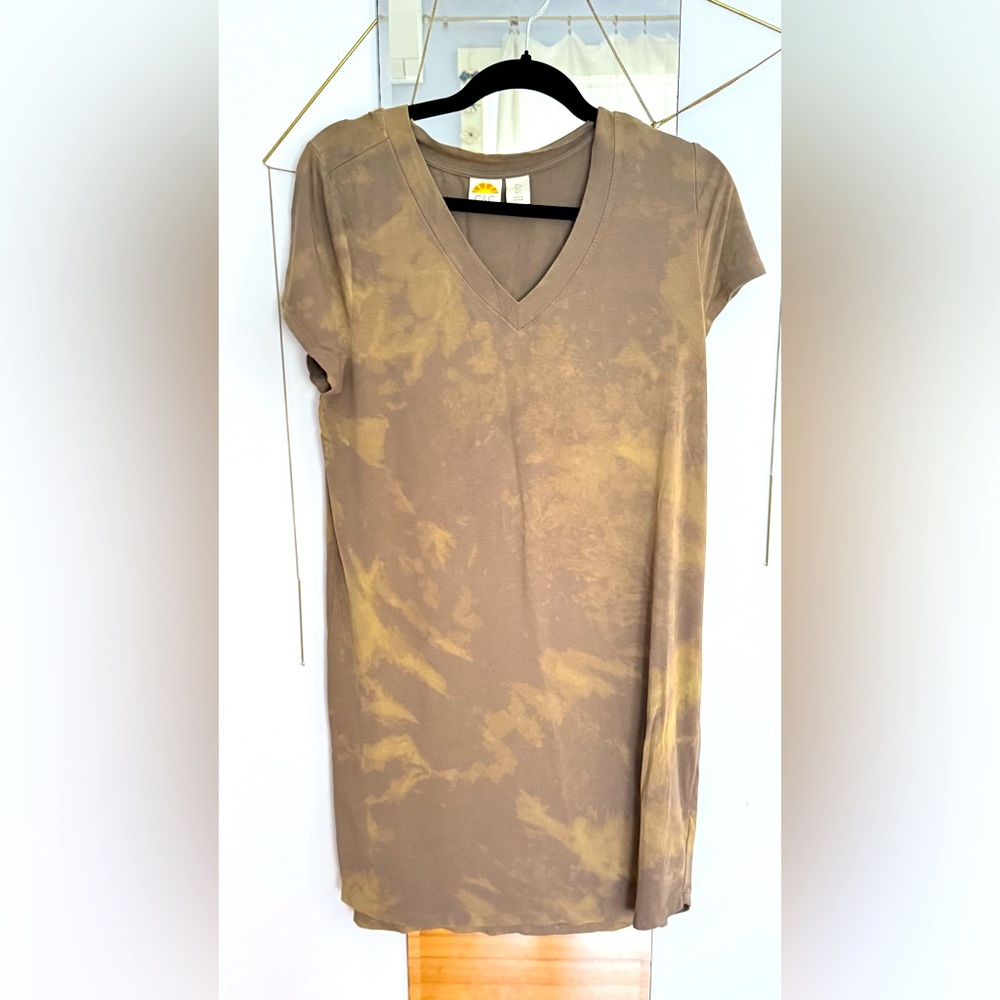 C&C California rayon / spandex casual midi dress size L